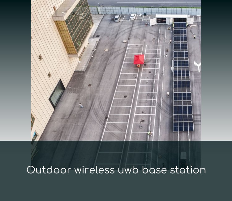 Outdoor wireless uwb base station
