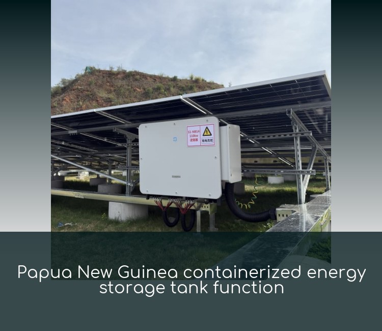 Papua New Guinea containerized energy storage tank function