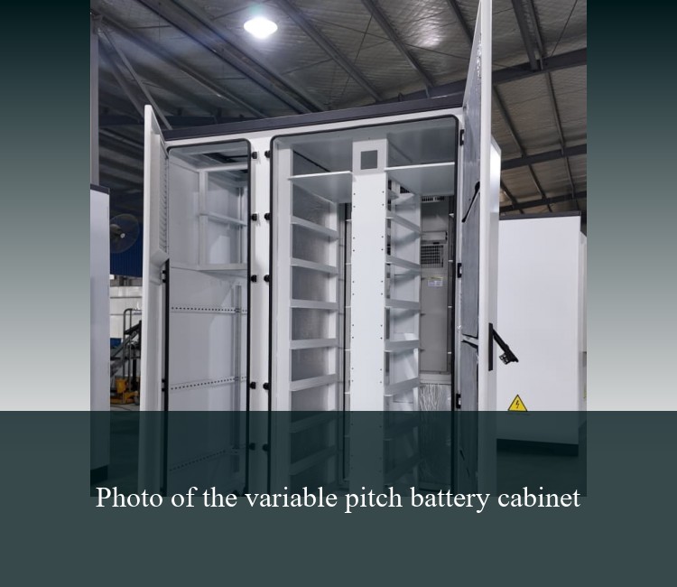 Photo of the variable pitch battery cabinet