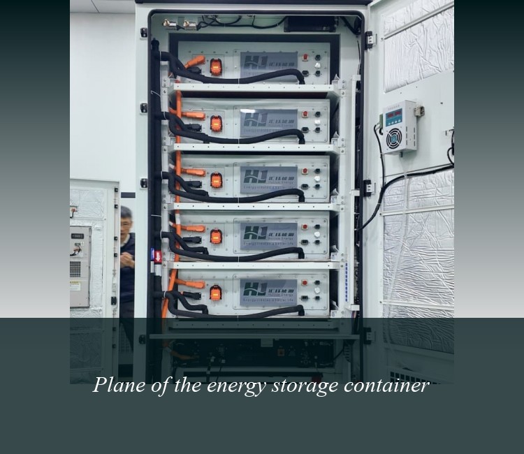 Plane of the energy storage container