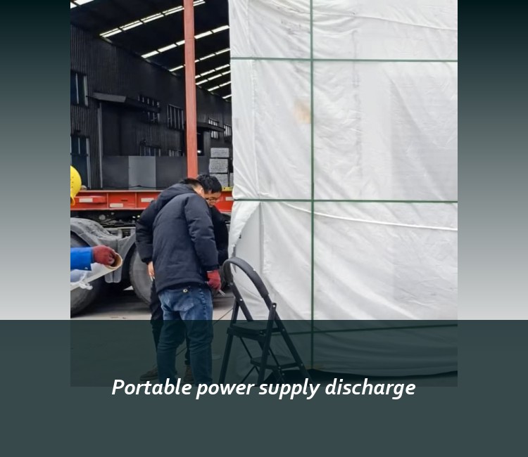 Portable power supply discharge