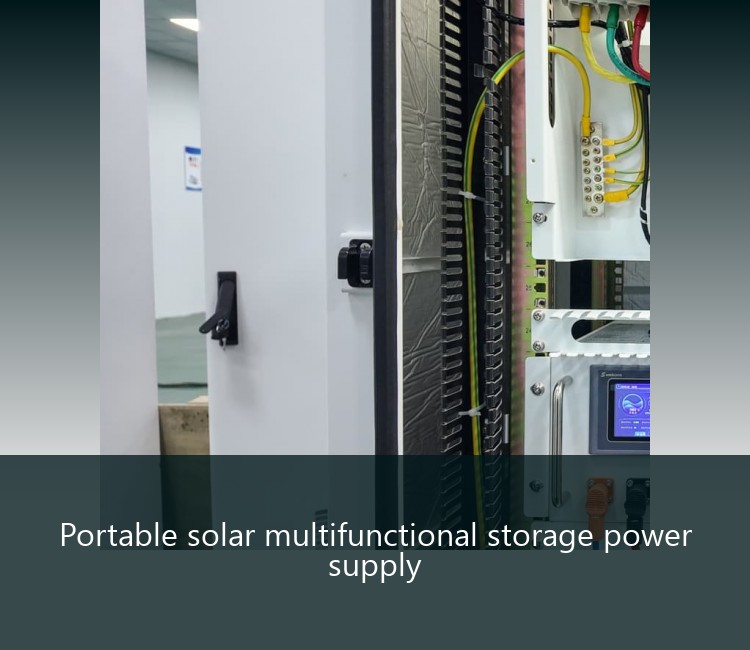 Portable solar multifunctional storage power supply