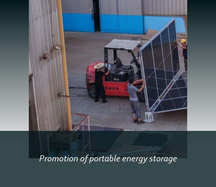 Promotion of portable energy storage