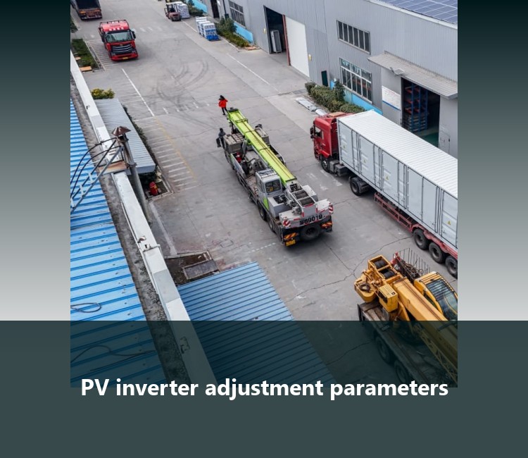 PV inverter adjustment parameters