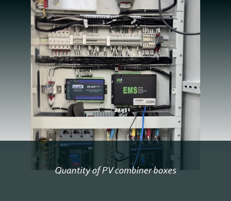 Quantity of PV combiner boxes