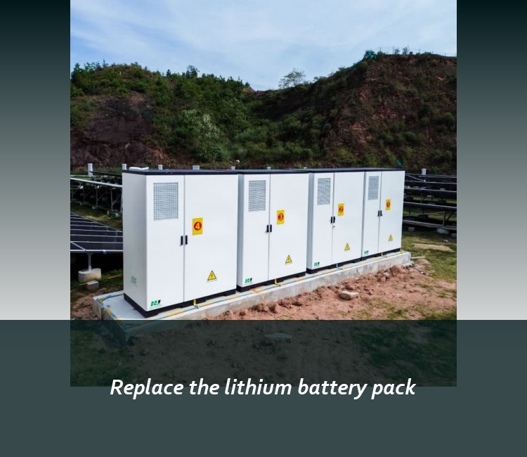 Replace the lithium battery pack
