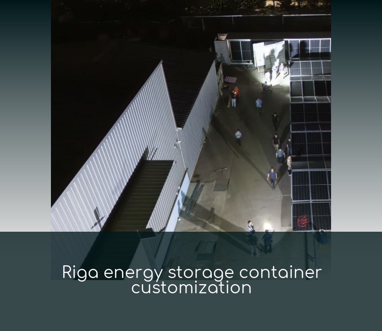 Riga energy storage container customization