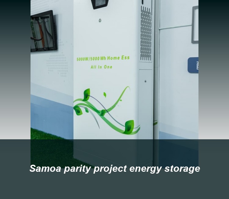 Samoa parity project energy storage