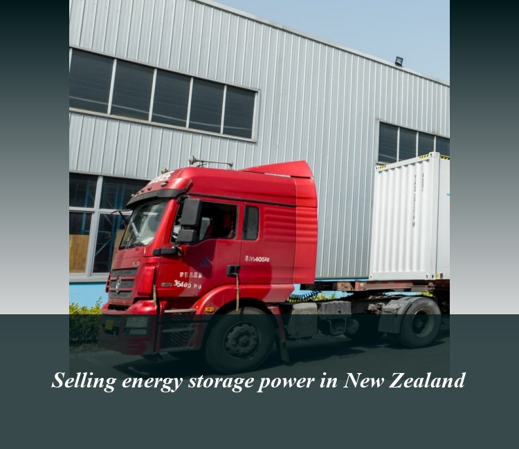 Selling energy storage power in New Zealand