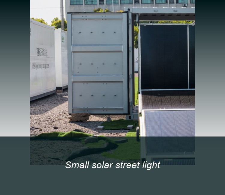 Small solar street light