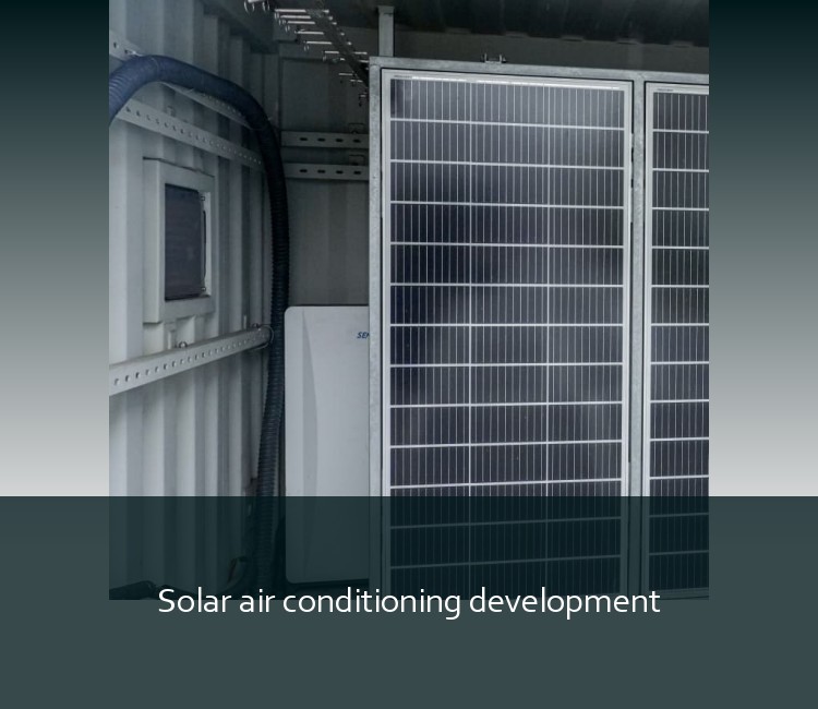 Solar air conditioning development