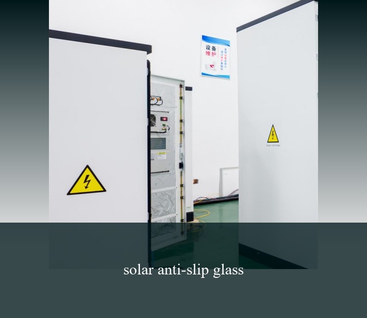 solar anti-slip glass