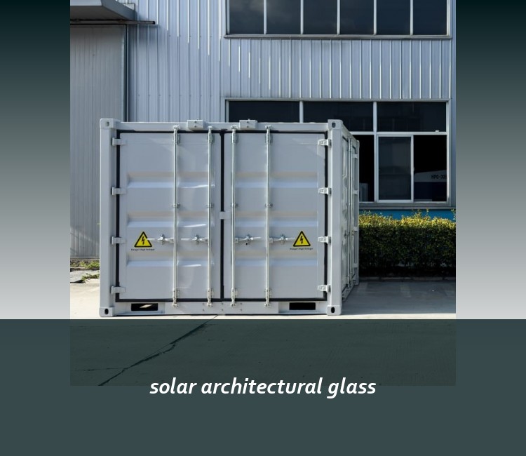 solar architectural glass