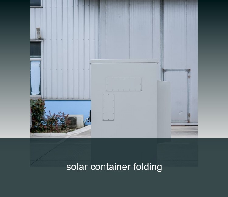 solar container folding