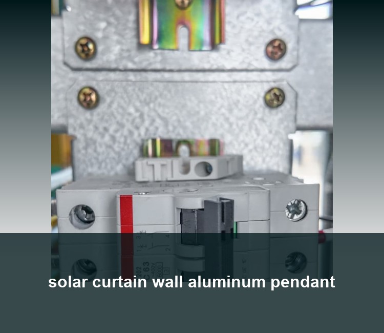 solar curtain wall aluminum pendant