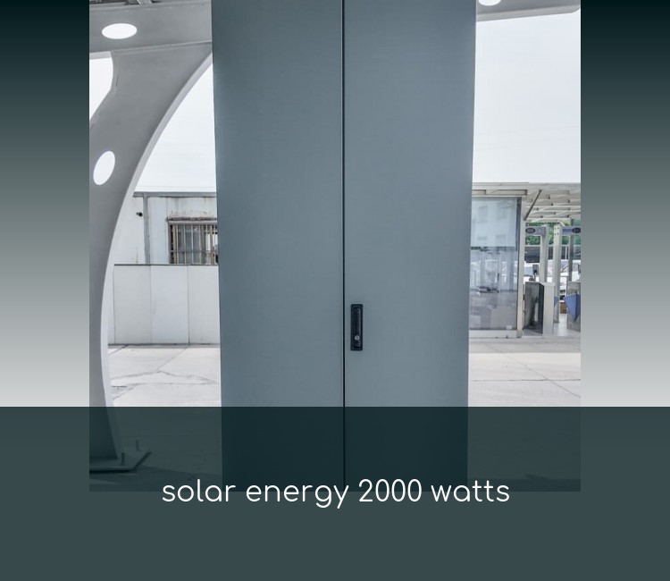 solar energy 2000 watts