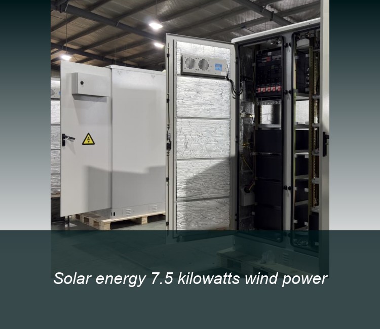 Solar energy 7.5 kilowatts wind power