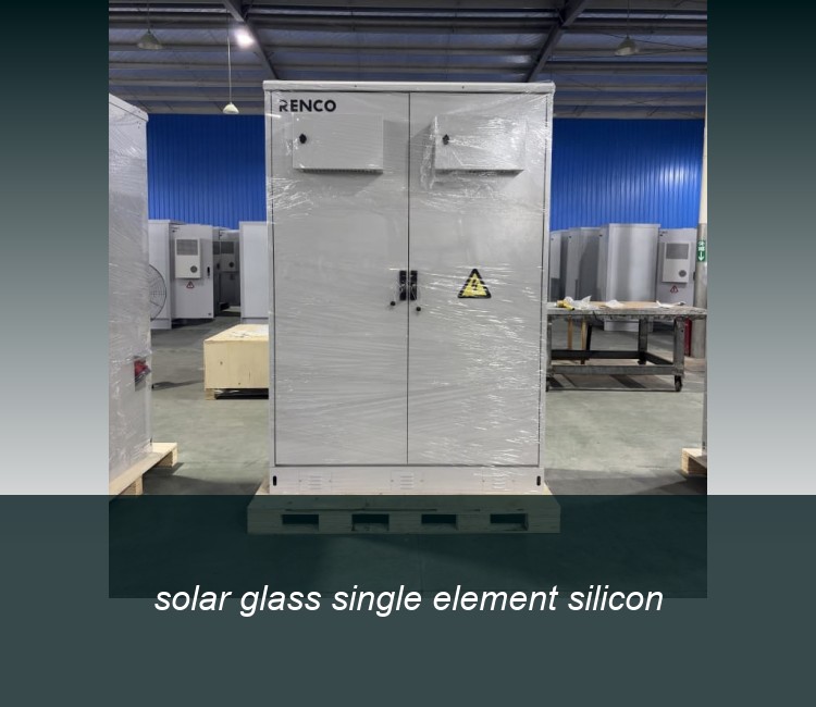 solar glass single element silicon