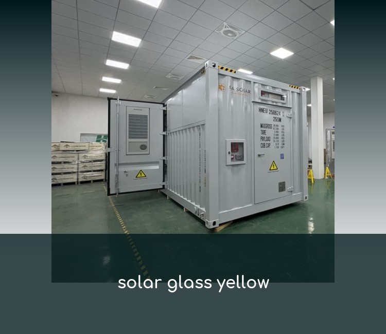 solar glass yellow