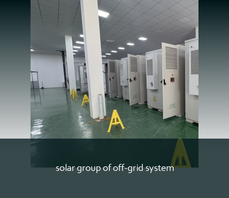 solar group of off-grid system