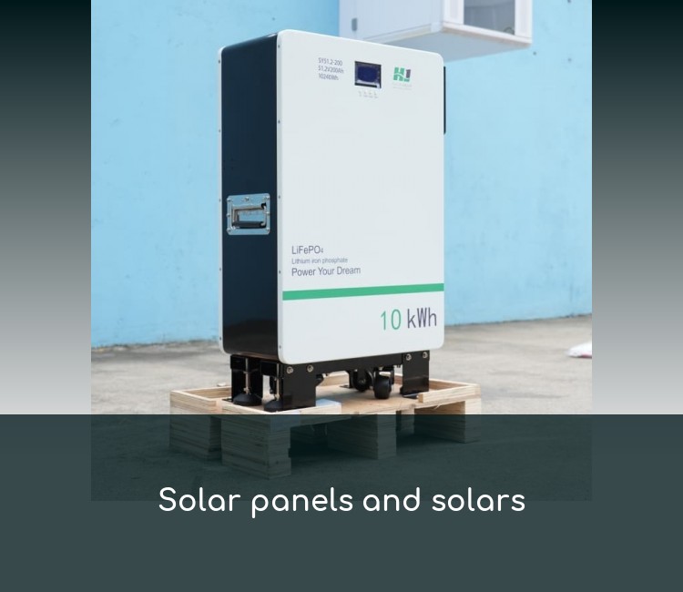 Solar panels and solars