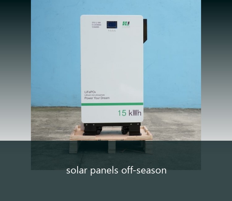 solar panels off-season
