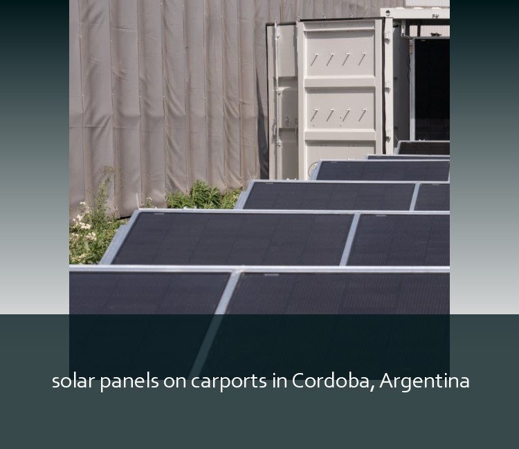 solar panels on carports in Cordoba, Argentina
