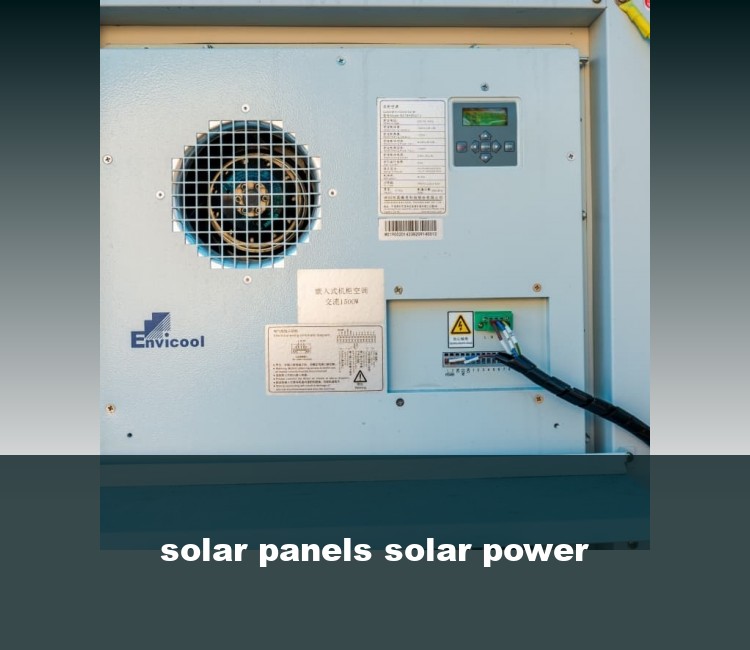 solar panels solar power
