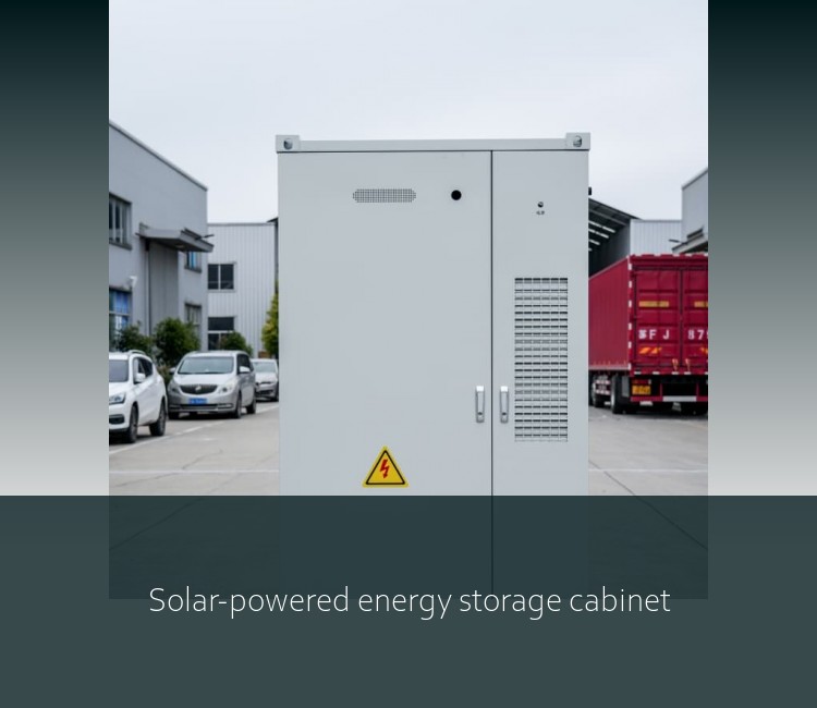 Solar-powered energy storage cabinet