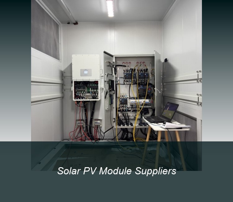 Solar PV Module Suppliers