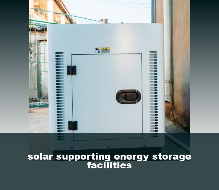 solar supporting energy storage facilities