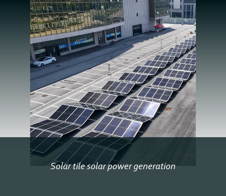 Solar tile solar power generation