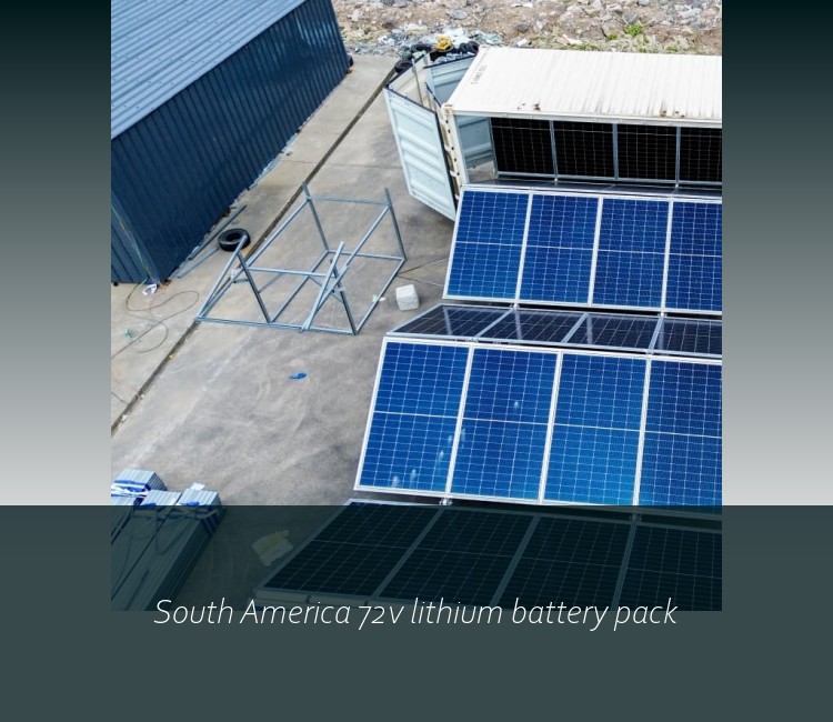 South America 72v lithium battery pack