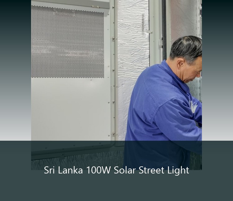 Sri Lanka 100W Solar Street Light