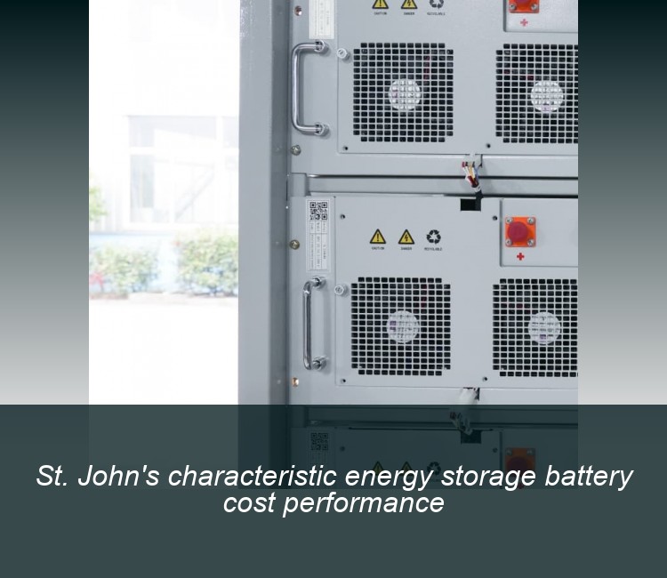 St. John's characteristic energy storage battery cost performance