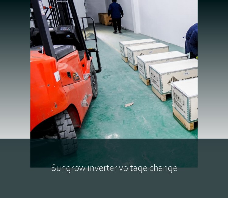 Sungrow inverter voltage change