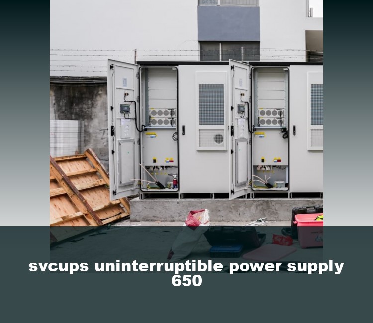 svcups uninterruptible power supply 650