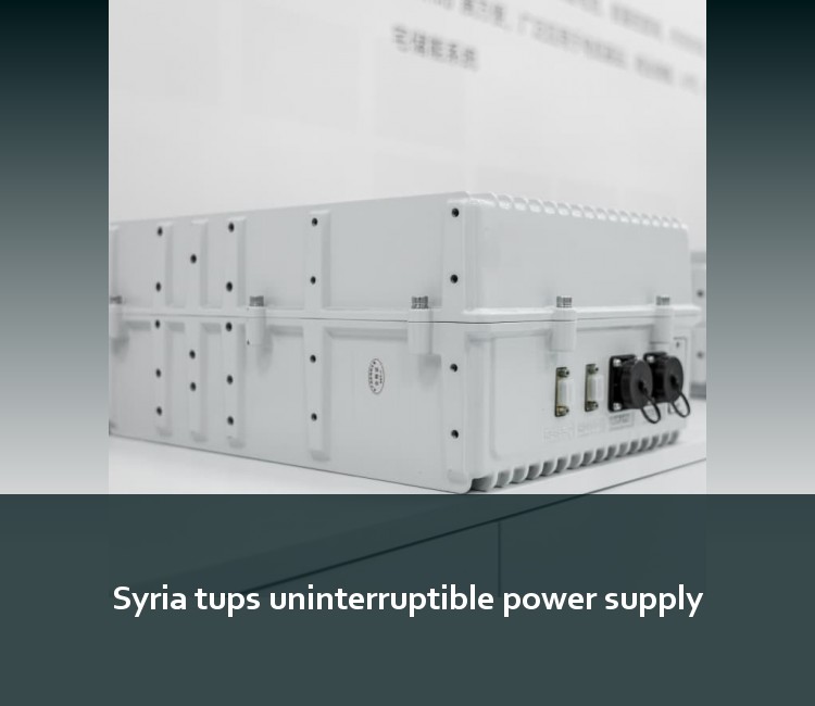 Syria tups uninterruptible power supply