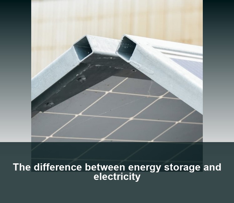 The difference between energy storage and electricity