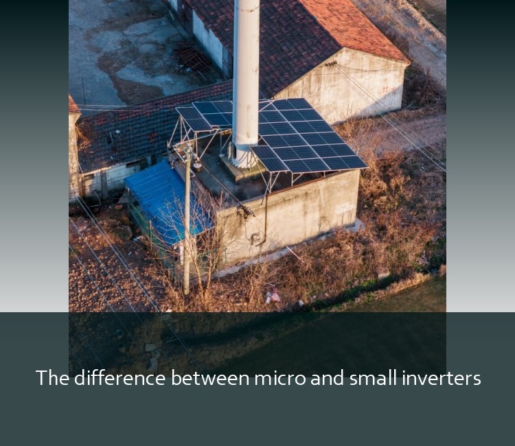 The difference between micro and small inverters