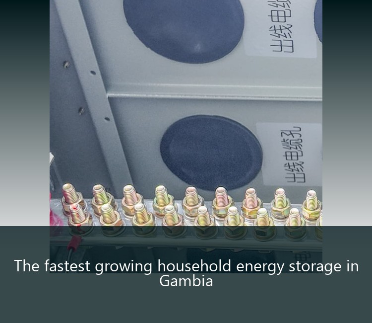 The fastest growing household energy storage in Gambia