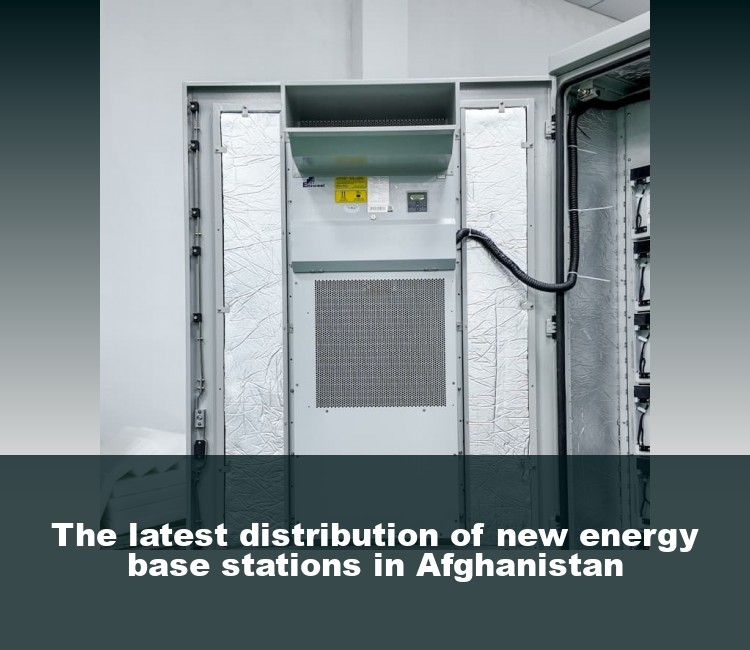 The latest distribution of new energy base stations in Afghanistan