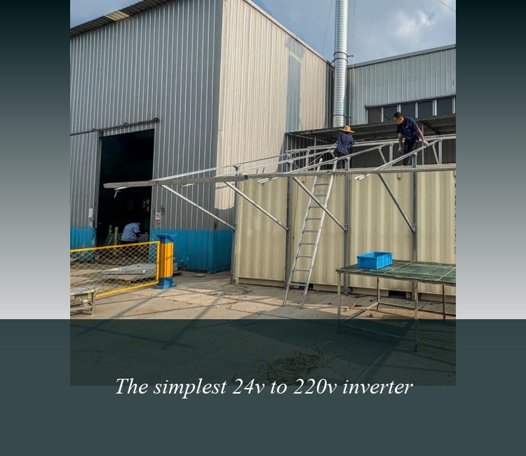 The simplest 24v to 220v inverter