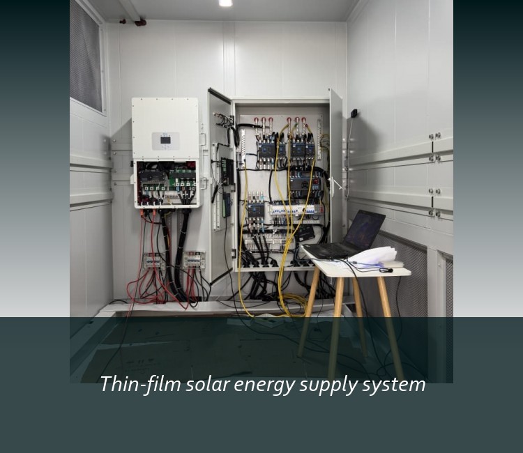 Thin-film solar energy supply system