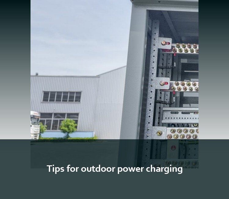 Tips for outdoor power charging