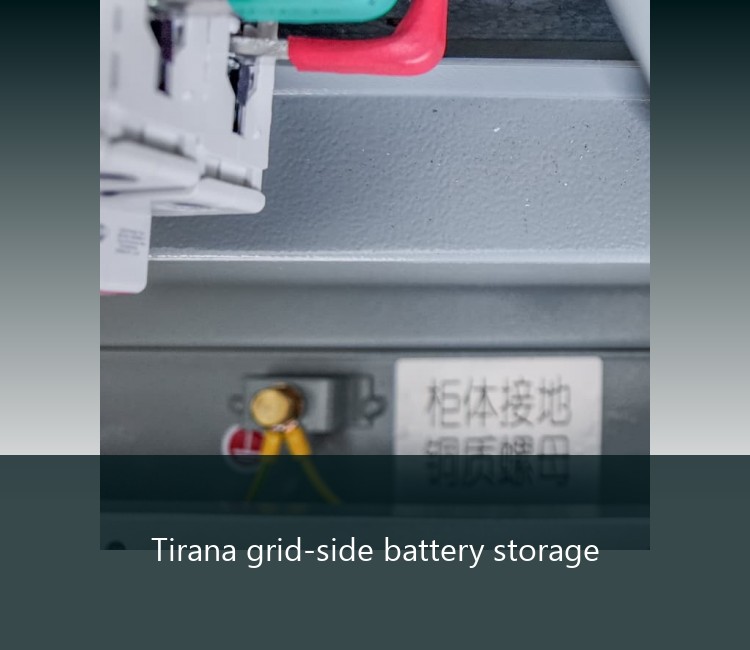 Tirana grid-side battery storage