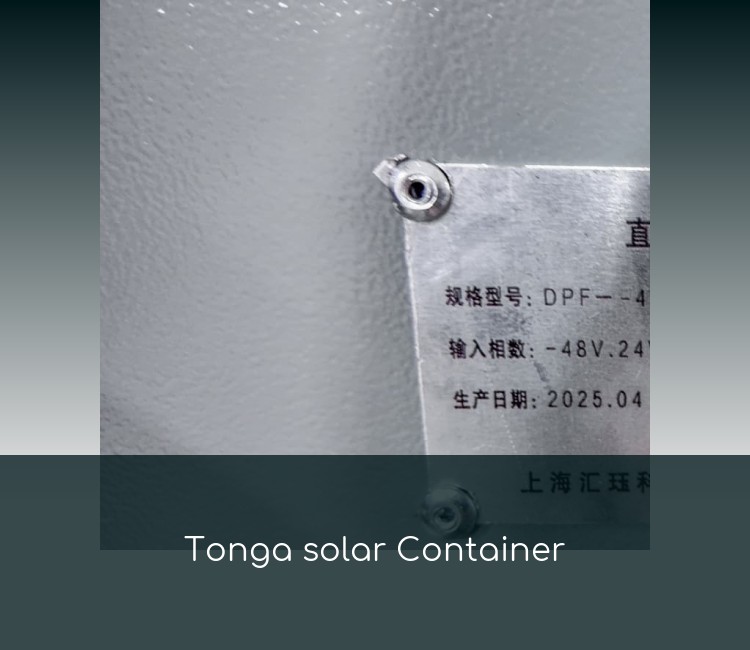 Tonga solar Container