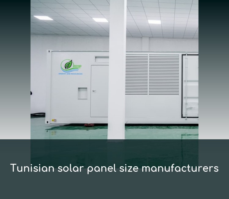 Tunisian solar panel size manufacturers