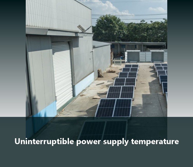 Uninterruptible power supply temperature
