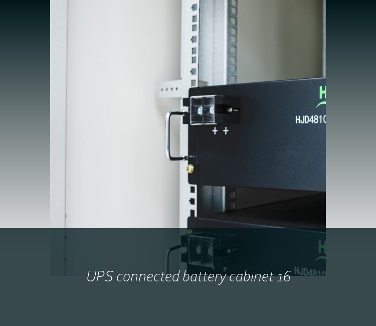 UPS connected battery cabinet 16
